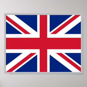 England - Flag - Poster