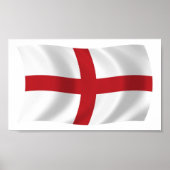 England Flag Poster Print (Vorne)