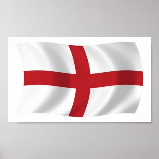 England Flag Poster Print (Vorne)