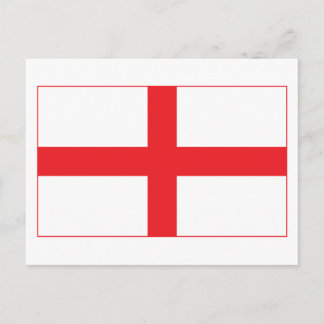 England Flag Postkarte