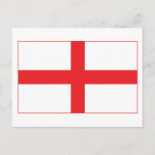 England Flag Postkarte (Vorderseite)