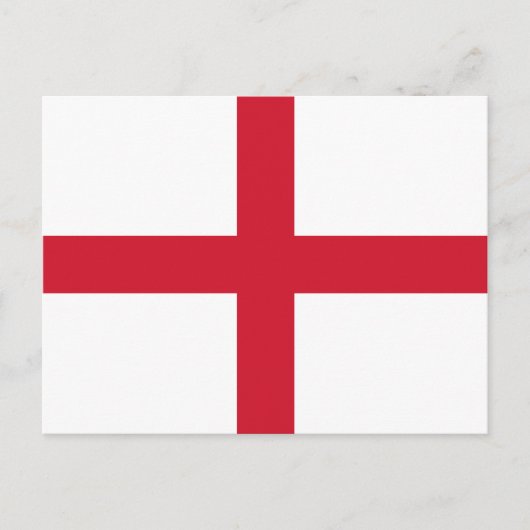 England Flag Postkarte (Vorderseite)