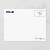 England Flag Postkarte (Rückseite)