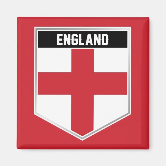England Flag Shield Magnet (Vorne)