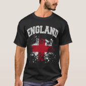 England Flag Splatter T-Shirt (Vorderseite)