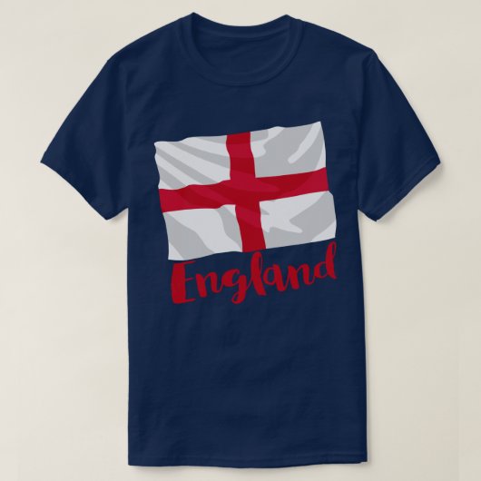 England Flag T - Shirt (Design vorne)