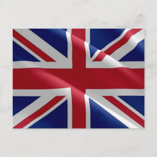 England - Flag Wave Vereinigtes Königreich - Postkarte