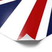 England-Flagge 3 Fotodruck (Ecke)