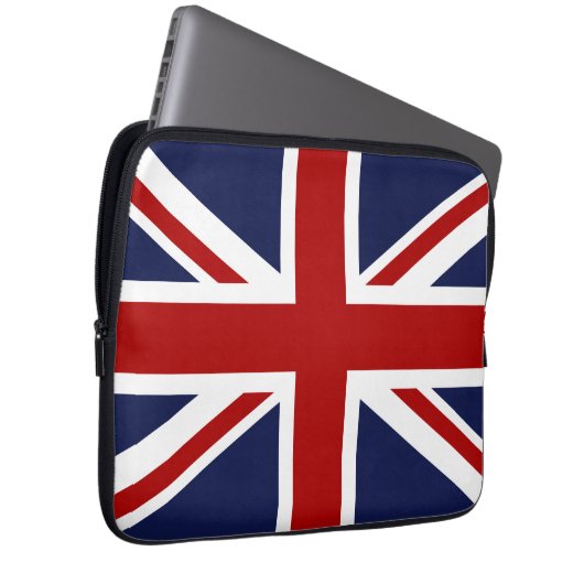 England-Flagge 3 Laptopschutzhülle (Vorne Rechts)