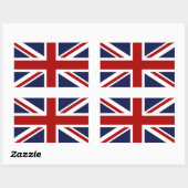 England-Flagge 3 Rechteckiger Aufkleber (Blatt)