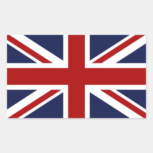 England-Flagge 3 Rechteckiger Aufkleber (Vorderseite)