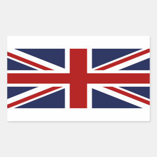 England-Flagge 3 Rechteckiger Aufkleber