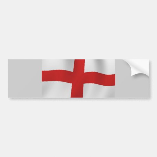 England-Flagge Autoaufkleber (Vorne)
