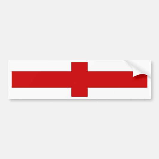 England-Flagge Autoaufkleber (Vorne)