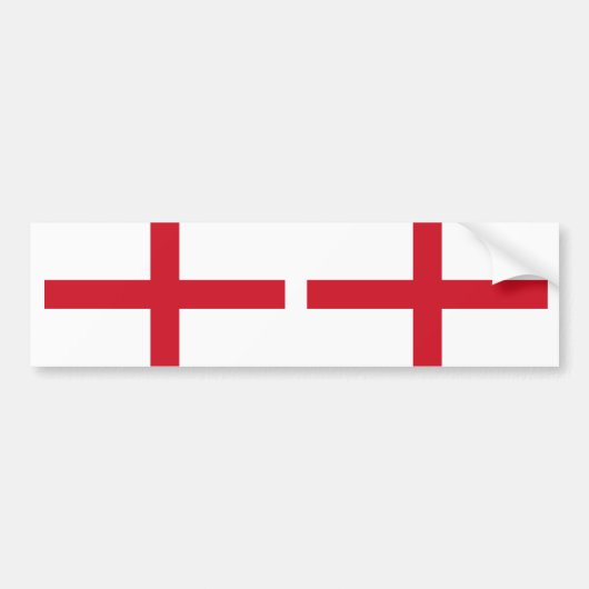 England-Flagge Autoaufkleber (Vorne)