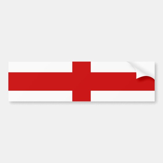 England-Flagge Autoaufkleber (Vorne)