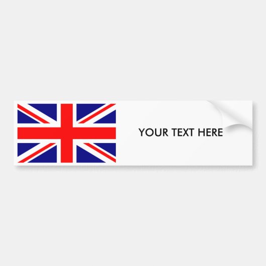 ENGLAND-FLAGGE Autoaufkleber (Vorne)