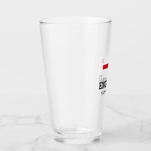 England-Flagge Bierglas-Geschenk mit benutzerdefin Glas (Rechts)