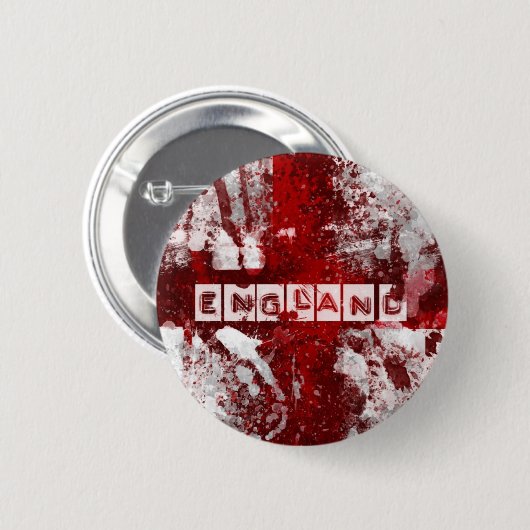 England-Flagge Button (Vorne & Hinten)
