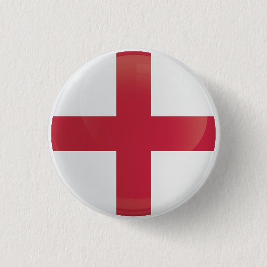 England-Flagge Button (Vorderseite)