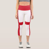 England-Flagge Capri Leggings (Vorderseite)