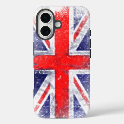 England-Flagge Case-Mate iPhone Hülle (Rückseite)