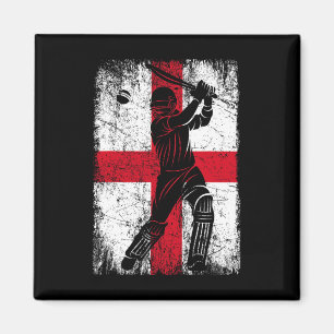 England-Flagge Cricket-Trikot Fan Spieler Trainer  Magnet