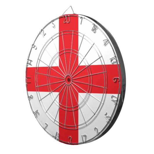 England-Flagge Dartscheibe (Vorderseite rechts)