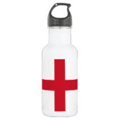 England-Flagge Edelstahlflasche (Vorderseite)