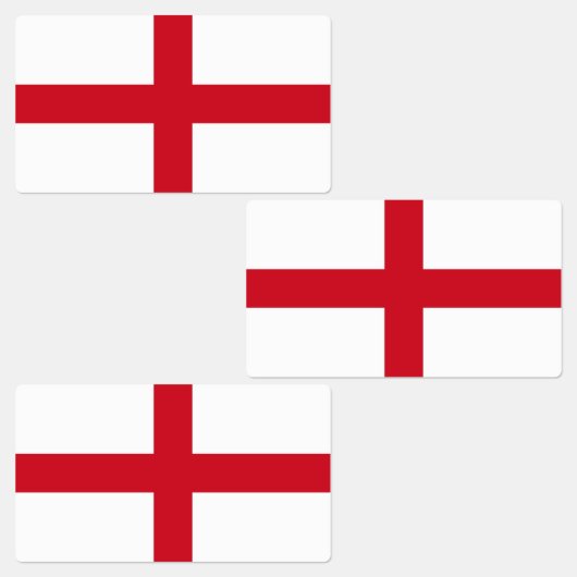 England-Flagge Etiketten (Gruppe)