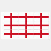 England-Flagge Etiketten (Blatt)