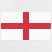 England-Flagge Etiketten (Design 2)