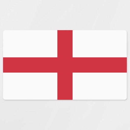 England-Flagge Etiketten (Design 1)