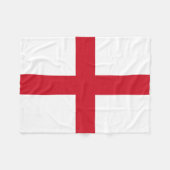 England-Flagge Fleecedecke (Vorderseite (Horizontal))