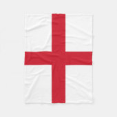 England-Flagge Fleecedecke (Vorderseite)