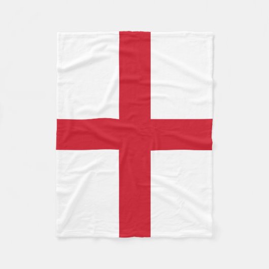England-Flagge Fleecedecke (Vorderseite)