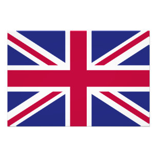 England-Flagge Fotodruck