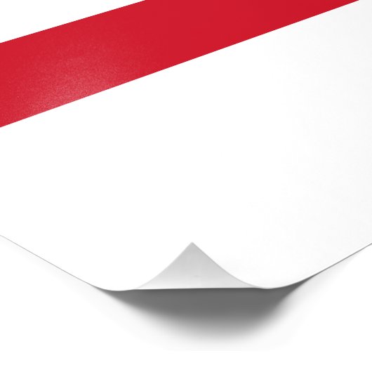 England-Flagge Fotodruck (Ecke)