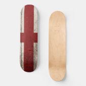 England-Flagge für altes Holzkörnchen Skateboard (Vorderseite)