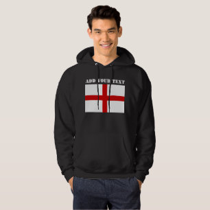 England Flagge Fußball Soccer Vereinigtes Königrei Hoodie
