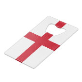 England-Flagge Geldbeutel Flaschenöffner (Vorderseite Schrägansicht)