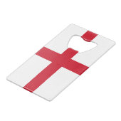 England-Flagge Geldbeutel Flaschenöffner (Vorderseite Schrägansicht)