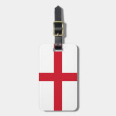 England-Flagge Gepäckanhänger (Vorderseite vertikal)