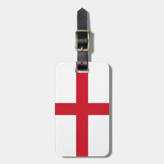 England-Flagge Gepäckanhänger (Vorderseite vertikal)