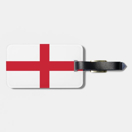 England-Flagge Gepäckanhänger (Rückseite horizontal)