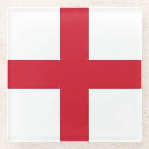 England-Flagge Glasuntersetzer
