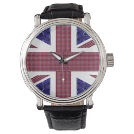England-Flagge, Großbritannien-Flagge Armbanduhr
