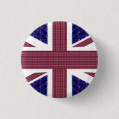 England-Flagge, Großbritannien-Flagge Button (Vorderseite)