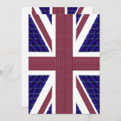 England-Flagge, Großbritannien-Flagge Einladung (Vorne/Hinten)