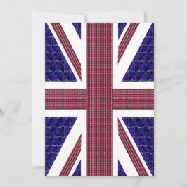  England-Flagge, Großbritannien-Flagge Einladung